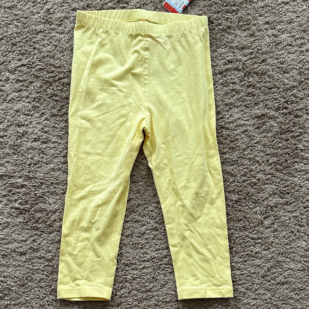 Cat & Jack Bright Yellow Kids Leggings